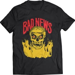 Atom Age Industries APPAREL Bad News "Skull" T-shirt