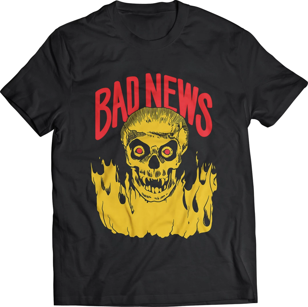 Atom Age Industries APPAREL Bad News "Skull" T-shirt 3 Atom Age Industries APPAREL Bad News "Skull" T-shirt