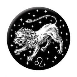C & D Visionary Leo Zodiac Sign Button