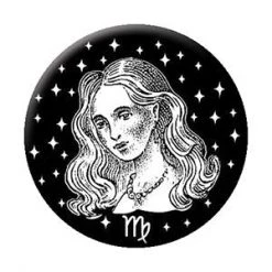 C & D Visionary EVERYTHING ELSE Virgo Zodiac Sign Button