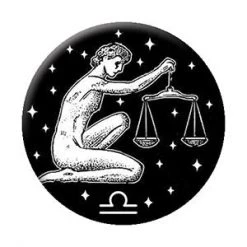 C & D Visionary Libra Zodiac Sign Button EVERYTHING ELSE