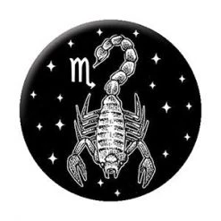 C & D Visionary EVERYTHING ELSE Scorpio Zodiac Sign Button
