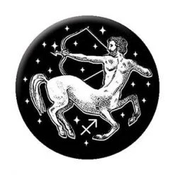 C & D Visionary Sagittarius Zodiac Sign Button EVERYTHING ELSE