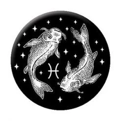 C & D Visionary Pisces Zodiac Sign Button