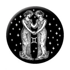 C & D Visionary EVERYTHING ELSE Gemini Zodiac Sign Button