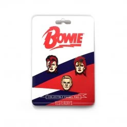 Yesterdays EVERYTHING ELSE Bowie Persona Enamel Pin Set