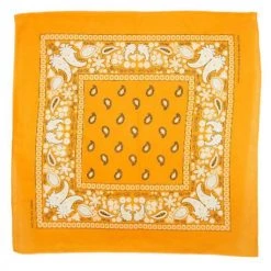 Urban Moda Classic Bandana In Golden Yellow ACCESSORIES