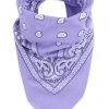 Urban Moda ACCESSORIES Classic Bandana In Lavender
