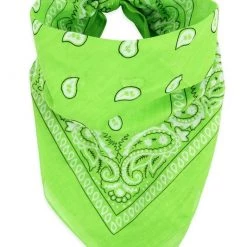 Icco Accessories Classic Bandana In Lime Green