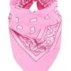 Urban Moda ACCESSORIES Classic Bandana In Pink 1 Urban Moda ACCESSORIES Classic Bandana In Pink