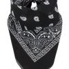 MYS Wholesale Classic Bandana In Black