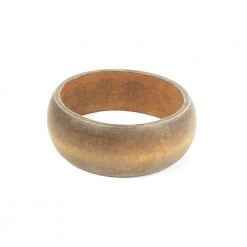 DK Hawaiian Brown Wood Bangle ACCESSORIES