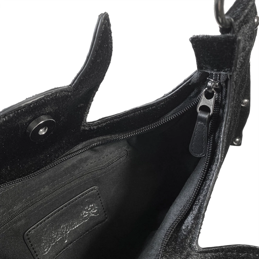 Sourpuss Clothing Studded Bat Bag ACCESSORIES 7 Sourpuss Clothing Studded Bat Bag ACCESSORIES