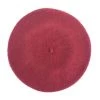 Selini Classic Wool Beret In Burgundy