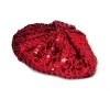 Red Sun Sequin Beret - Red ACCESSORIES