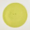 Selini ACCESSORIES Classic Wool Beret In Chartreuse