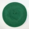 Selini ACCESSORIES Classic Wool Beret In Forest Green