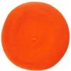 Selini Classic Wool Beret In Orange