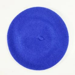 Selini Classic Wool Beret In Royal Blue ACCESSORIES