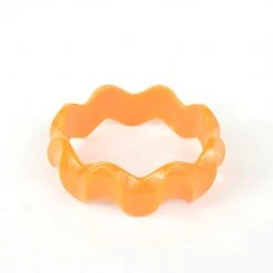 Flashback & Freedom Wavy Bangle - Orange ACCESSORIES