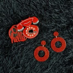 ACCESSORIES Smooth Operator Brooch By Lipstick & Chrome