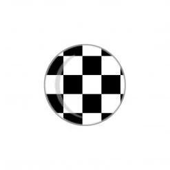 Fuzzy Dude EVERYTHING ELSE Checker Print Button