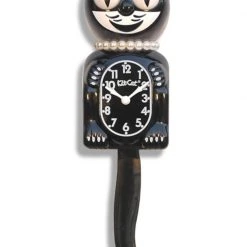 California Clock Company Classic Black "Lady" Kit-Cat Klock EVERYTHING ELSE