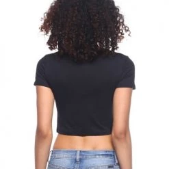 Capella APPAREL Cropped T-Shirt In Black
