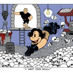 Microcosm Henry & Glenn Birthday Greeting Card By Tom Neely