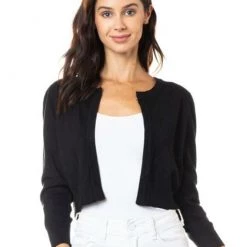 Cielo APPAREL Bolero Sweater In Black