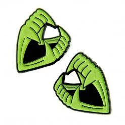 Ectogasm Vampire Teeth Collar Point Enamel Pin Set