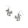 Dear Prudence Squirrel Dangle Earrings In Silver ACCESSORIES
