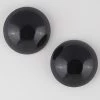 Anzell Dome Dot Post Earrings - Black