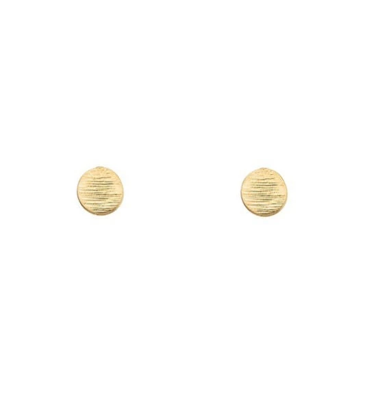 Girly Accessories Gold Metal Circle Post Earrings 3 Girly Accessories Gold Metal Circle Post Earrings