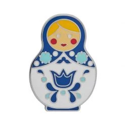 Erstwilder ACCESSORIES Matryoshka Memories Enamel Pin - Large