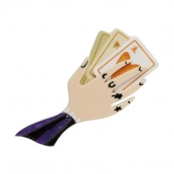 Erstwilder Kitschy Witch Collection Dealer Of Destiny Brooch