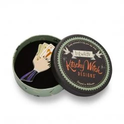 Erstwilder Kitschy Witch Collection Dealer Of Destiny Brooch