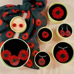 Erstwilder Poppy Field Mini Brooch ACCESSORIES