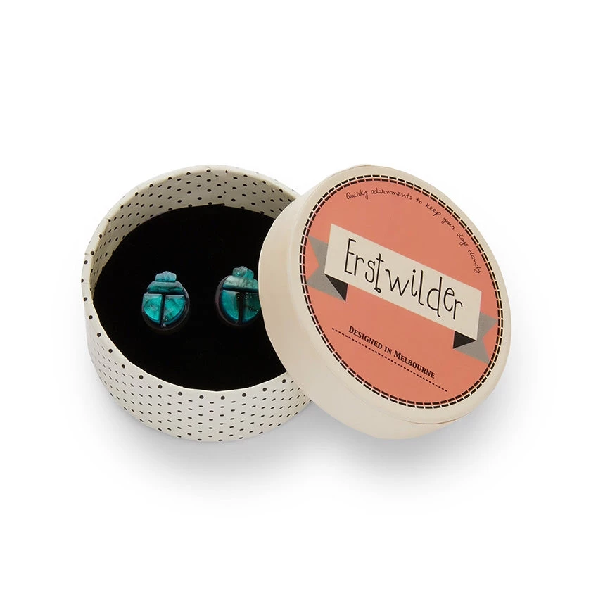 Erstwilder Art Deco Collection Ancient Egypt Revival Post Earrings 4 Erstwilder Art Deco Collection Ancient Egypt Revival Post Earrings