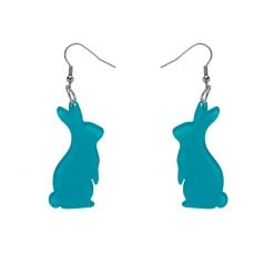 Erstwilder Bunny Essentials Dangle Earrings - Teal