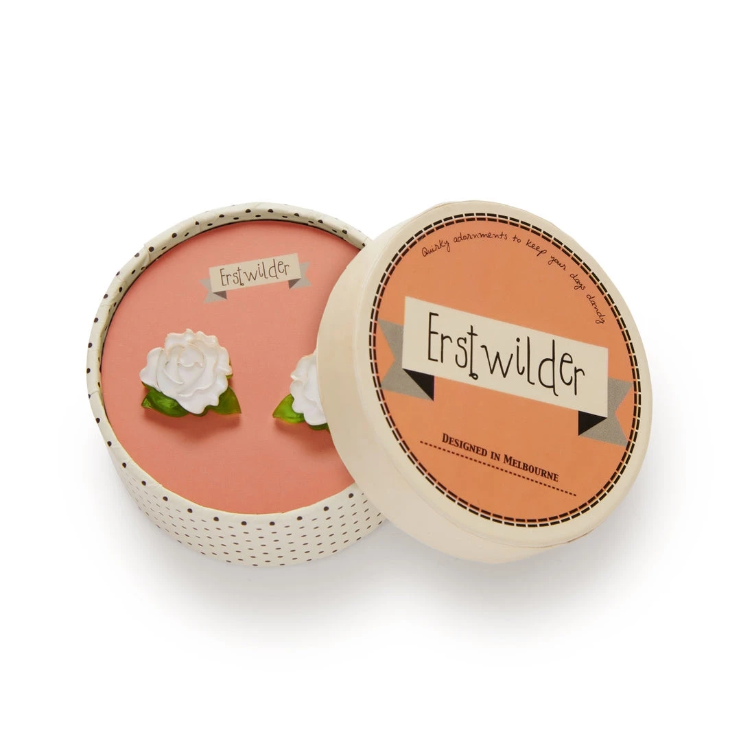 Erstwilder Juliet's Blooms Rose Post Earrings ACCESSORIES 4 Erstwilder Juliet's Blooms Rose Post Earrings ACCESSORIES