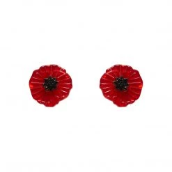 Erstwilder Poppy Field Post Earrings