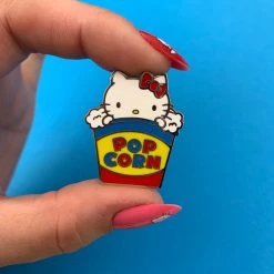 Erstwilder Hello Kitty Popcorn Enamel Pin EVERYTHING ELSE
