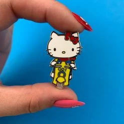 Erstwilder EVERYTHING ELSE Hello Kitty Scooter Enamel Pin