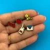 Erstwilder EVERYTHING ELSE Hello Kitty Back To School Mini Enamel Pin Set