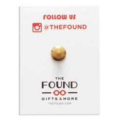 The Found Eat The Rich Enamel Pin