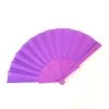 Red Apple Accessories Folding Fan In Purple