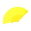 Red Apple Accessories Folding Fan In Yellow