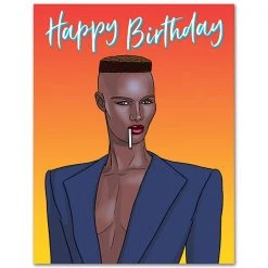 The Found Grace Jones Birthday Card EVERYTHING ELSE