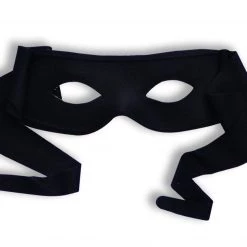 Forum Novelties EVERYDAY IS HALLOWEEN Black Mask With Ties